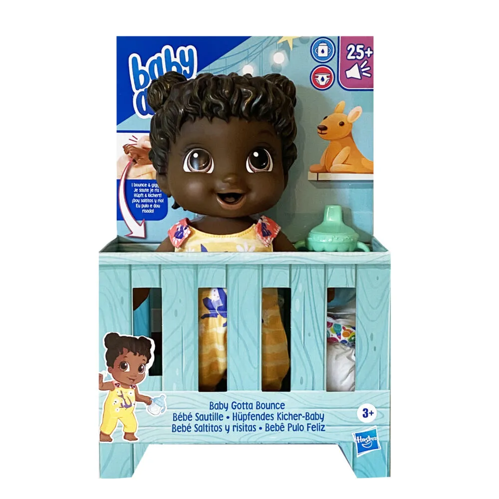 Baby Alive Zıplayan Bebeğim - Siyah Saçlı Peluş Oyuncak