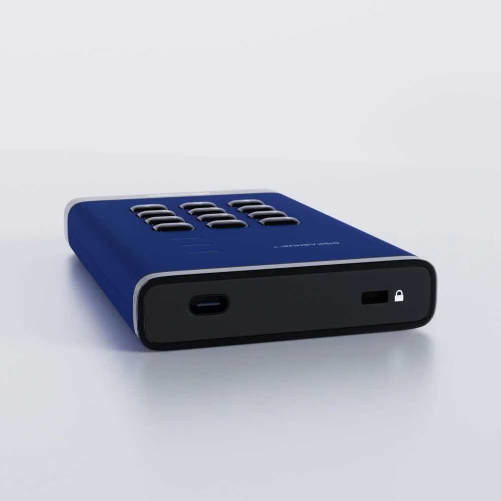 iStorage diskAshur3 HDD IS-DA3-256-2000-BE 2 TB 2.5" USB 3.2 Taşınabilir Harici Hard Disk Thumbnail 8