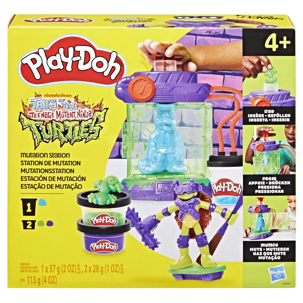 Play-Doh Teenage Mutant Ninja Turtles Mutasyon İstasyonu Sanat ve El İşi Oyuncakları