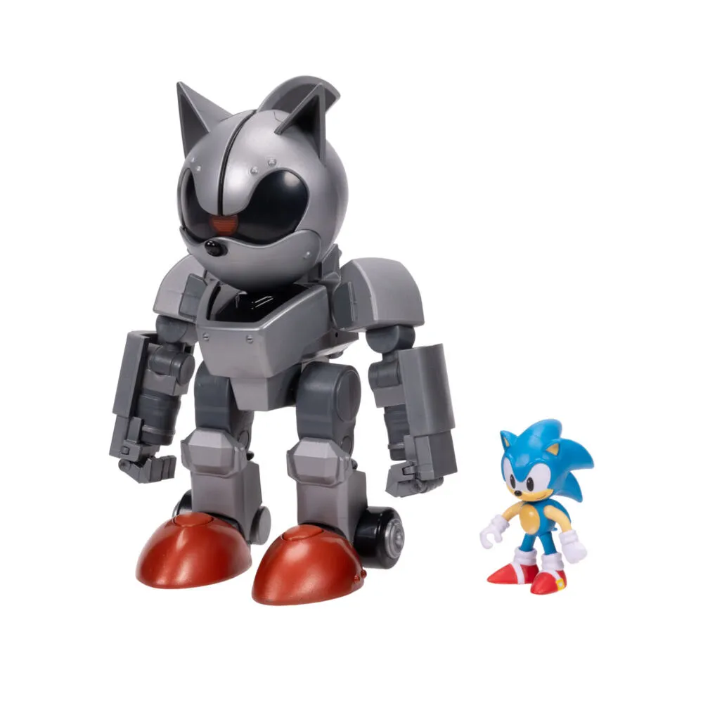 JAKKS Pacific Sonic the Hedgehog Giant Mecha Sonic vs Sonic Playset 429844 Thumbnail 5