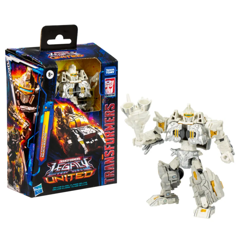 Hasbro Transformers: Legacy United Deluxe Class Infernac Universe Nucleous F85335X0 Thumbnail 3