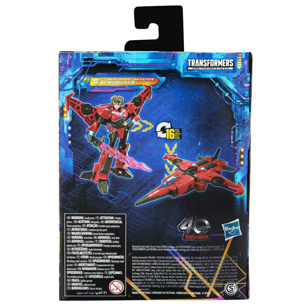 Hasbro Transformers: Legacy United Deluxe Class Cyberverse Universe Windblade F85285X0 Thumbnail 7