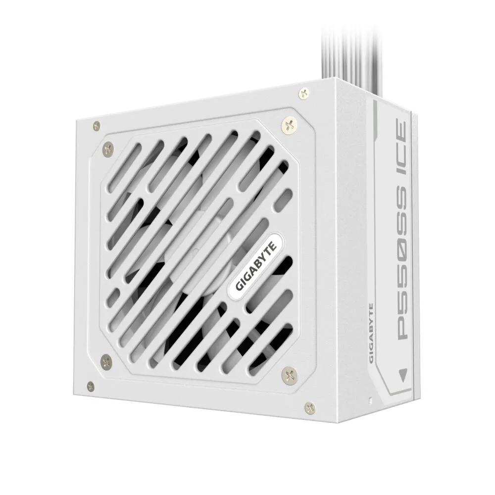 GIGABYTE P550SS ICE güç kaynağı ünitesi 550 W 20+4 pin ATX Beyaz Power Supply