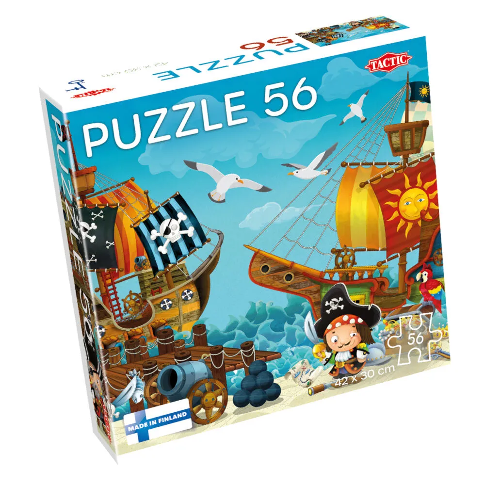 Tactic Lovers Pirate Captains on Shore Yapboz 56 adet Çizgi filmler Puzzle