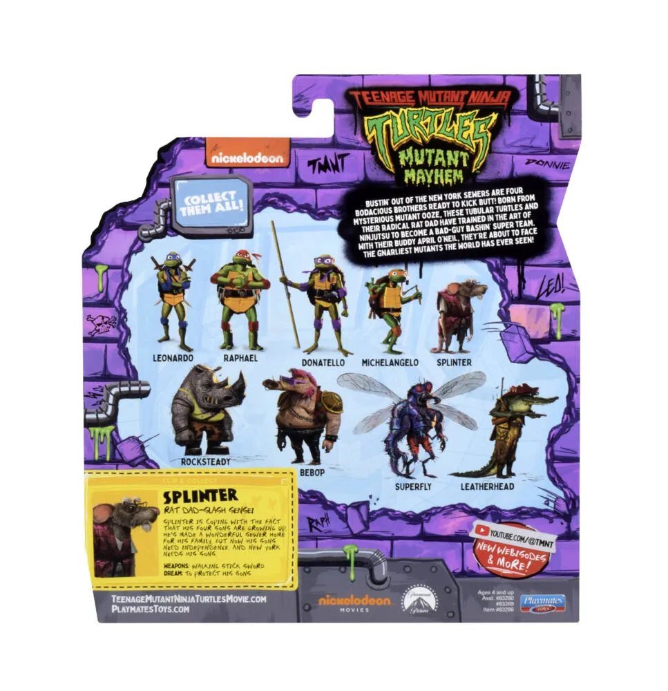 Teenage Mutant Ninja Turtles Splinter 38741 Oyuncak Figür Thumbnail 2