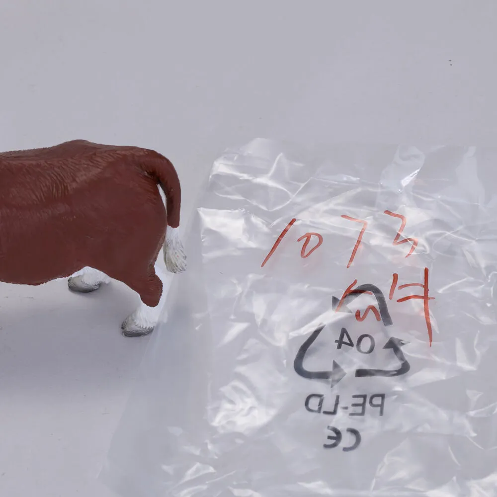 Mojo Fun Hereford Bull 381073 FARMLAND Boğa Oyuncak Figür Thumbnail 11