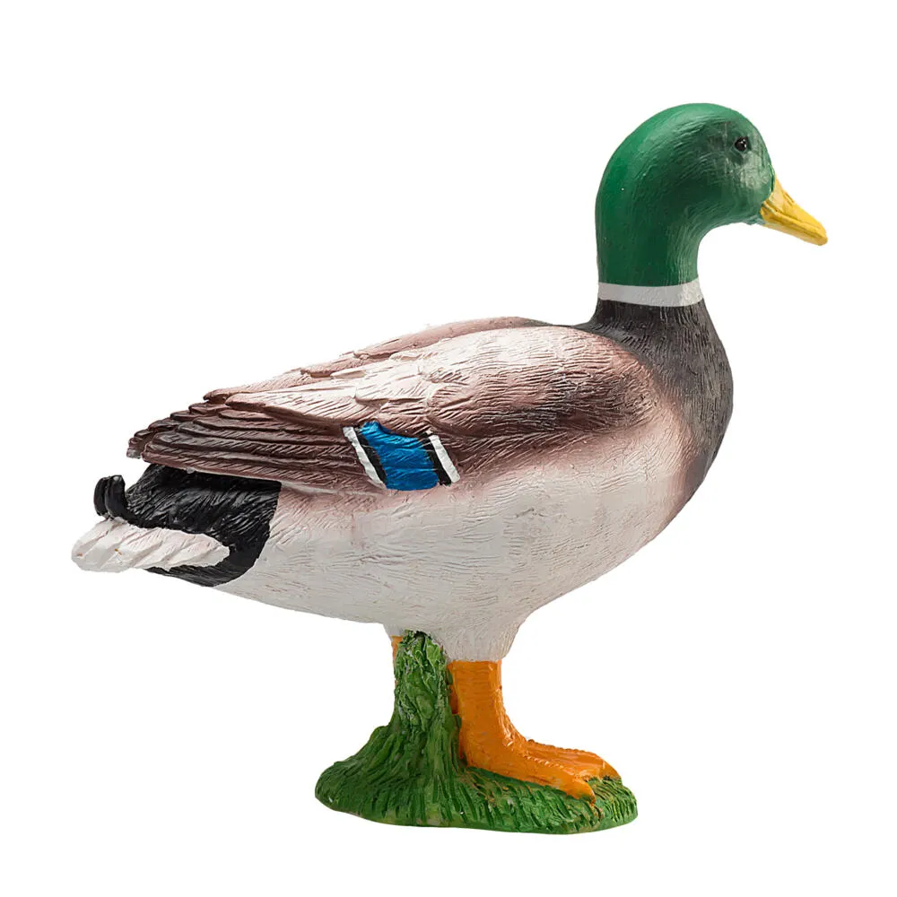 Mojo Fun Mallard Duck 387127 FARMLAND Ördek Oyuncak Figür Thumbnail 5
