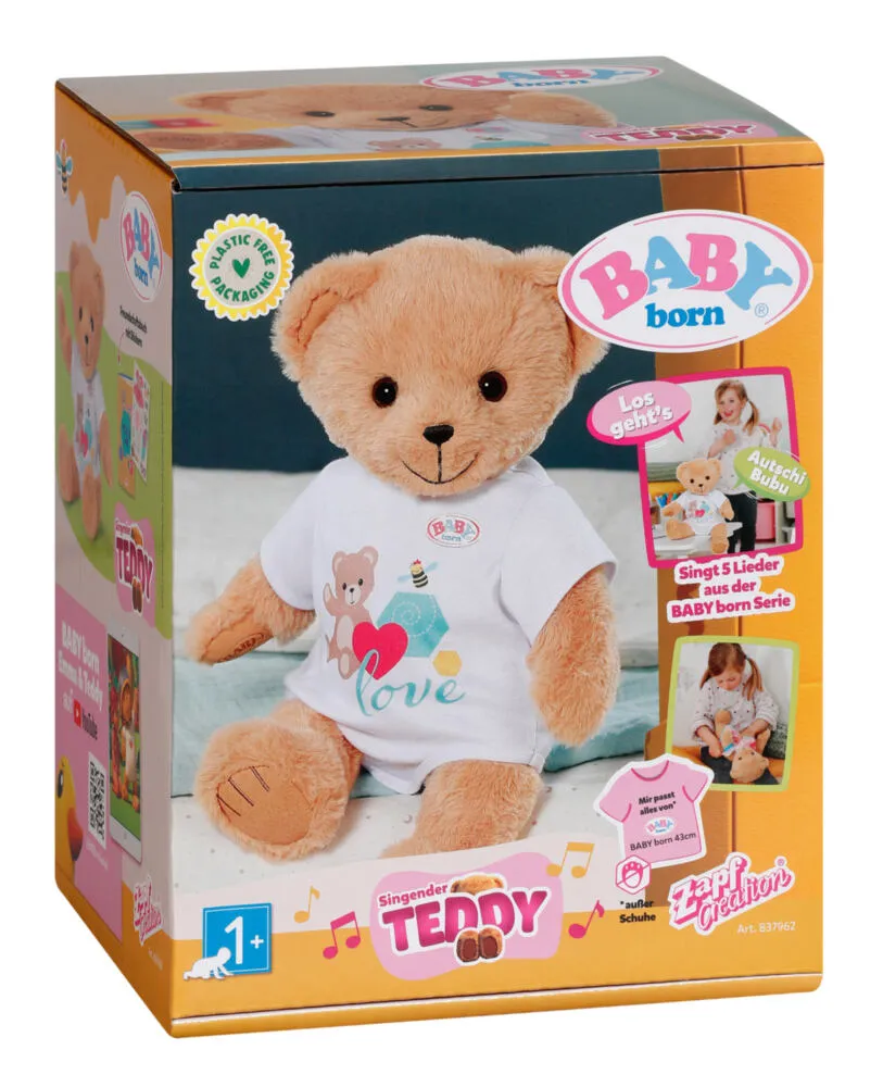 Zapf BABY born Singing Teddy (german version) 837955 Thumbnail 7