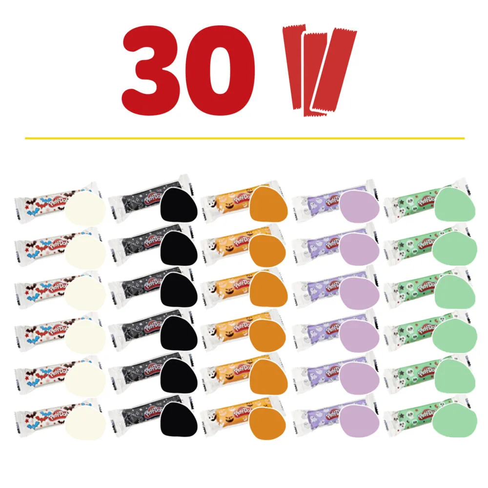 Play-Doh Ürkütücü Renkler 30'lu Paket G05205L40 Thumbnail 4