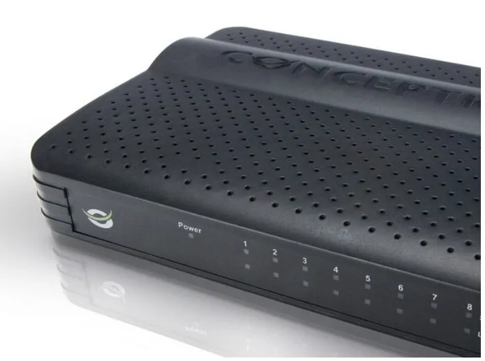 Conceptronic 8-port Gigabit switch Yönetilmeyen Siyah Thumbnail 4
