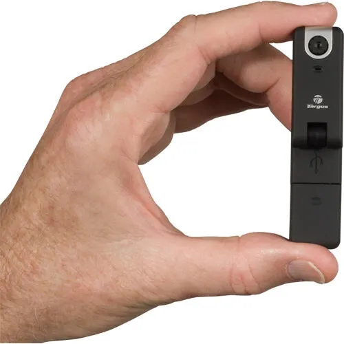 Targus USB 2.0 Micro webcam 1,3 MP 1280 x 1024 Piksel Siyah Thumbnail 3