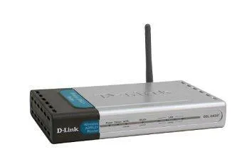 D-Link DSL-G684T ADSL2+ WLAN Router (Annex B) kablosuz yönlendirici Siyah, Gümüş Thumbnail 1