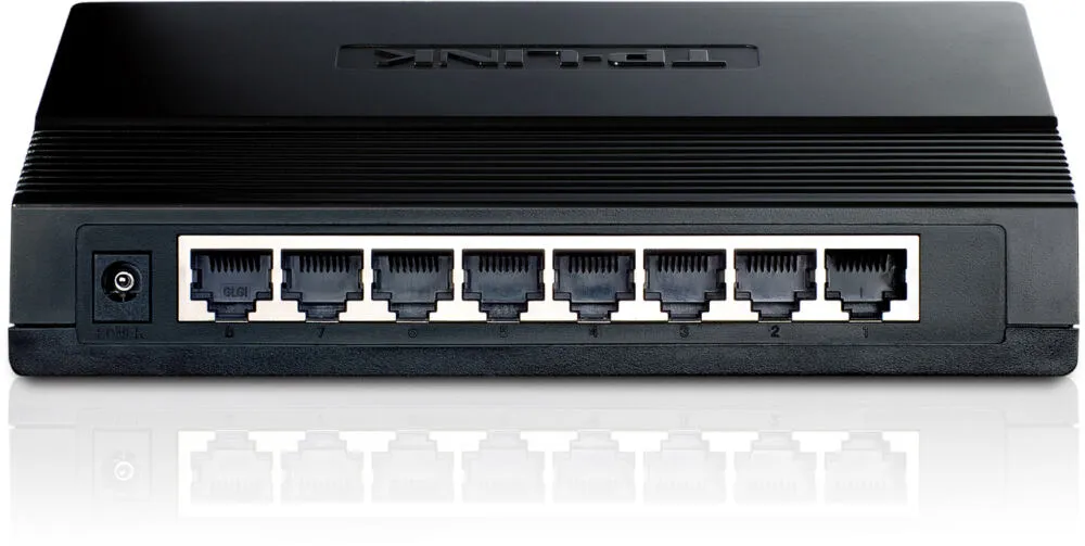 TP-Link TL-SG1008D Gözetilmiş Siyah Thumbnail 3