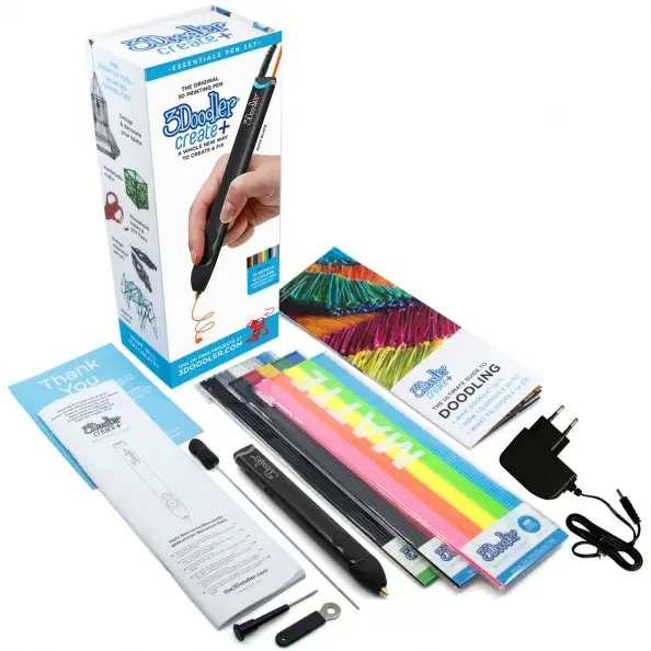 3Doodler CREATE FILAMENT PLA 3 COLORS PL-CLEAR-75 Thumbnail 4