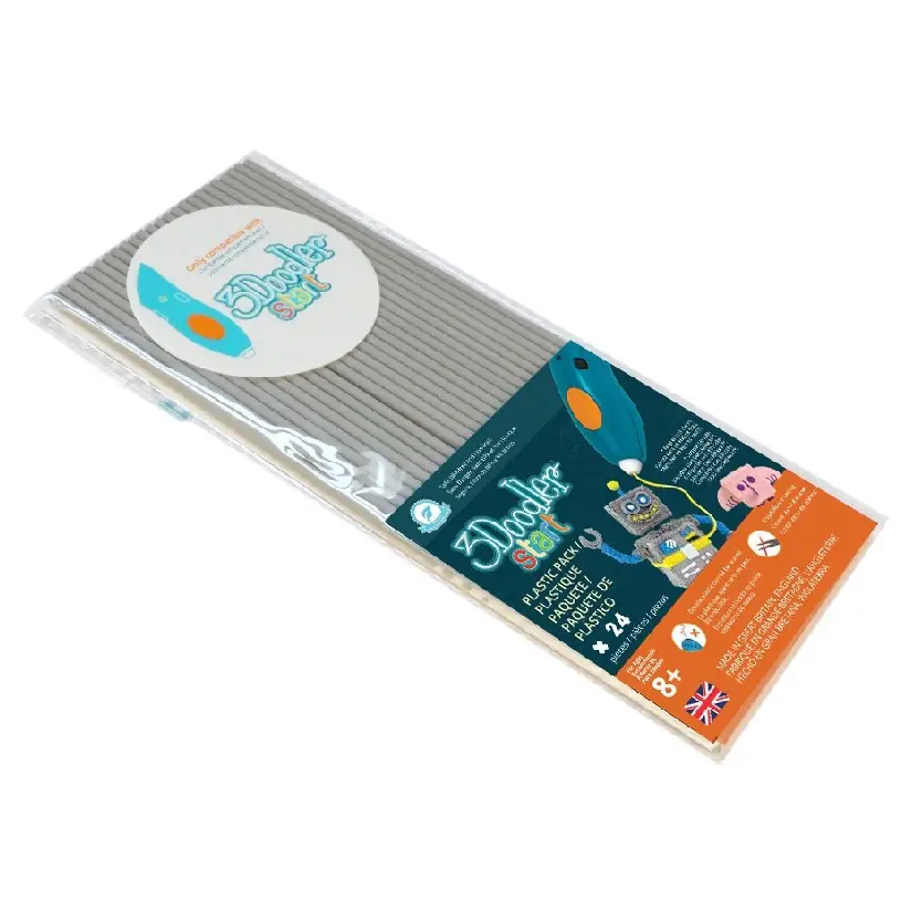 3Doodler ECO08 3DS-ECO08-GREY-24 3D Baskı Malzemeleri