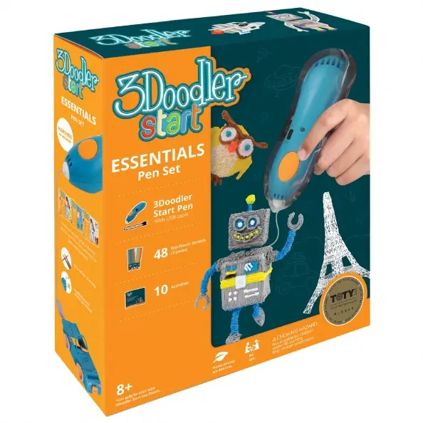 3Doodler White Bulk Bag 250 Strand 3DS-ECO01-WHITE-250 Thumbnail 4
