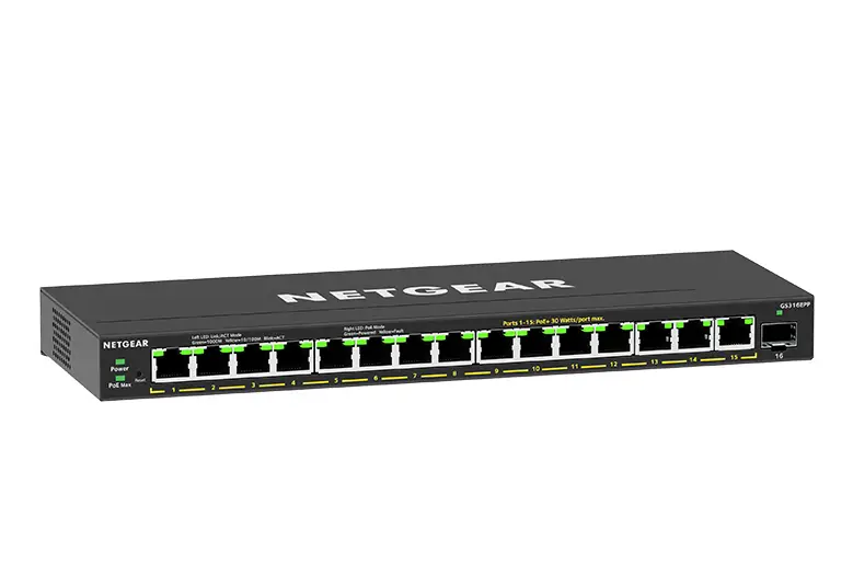 NETGEAR GS316EPP-100AUS Ağ Anahtarları