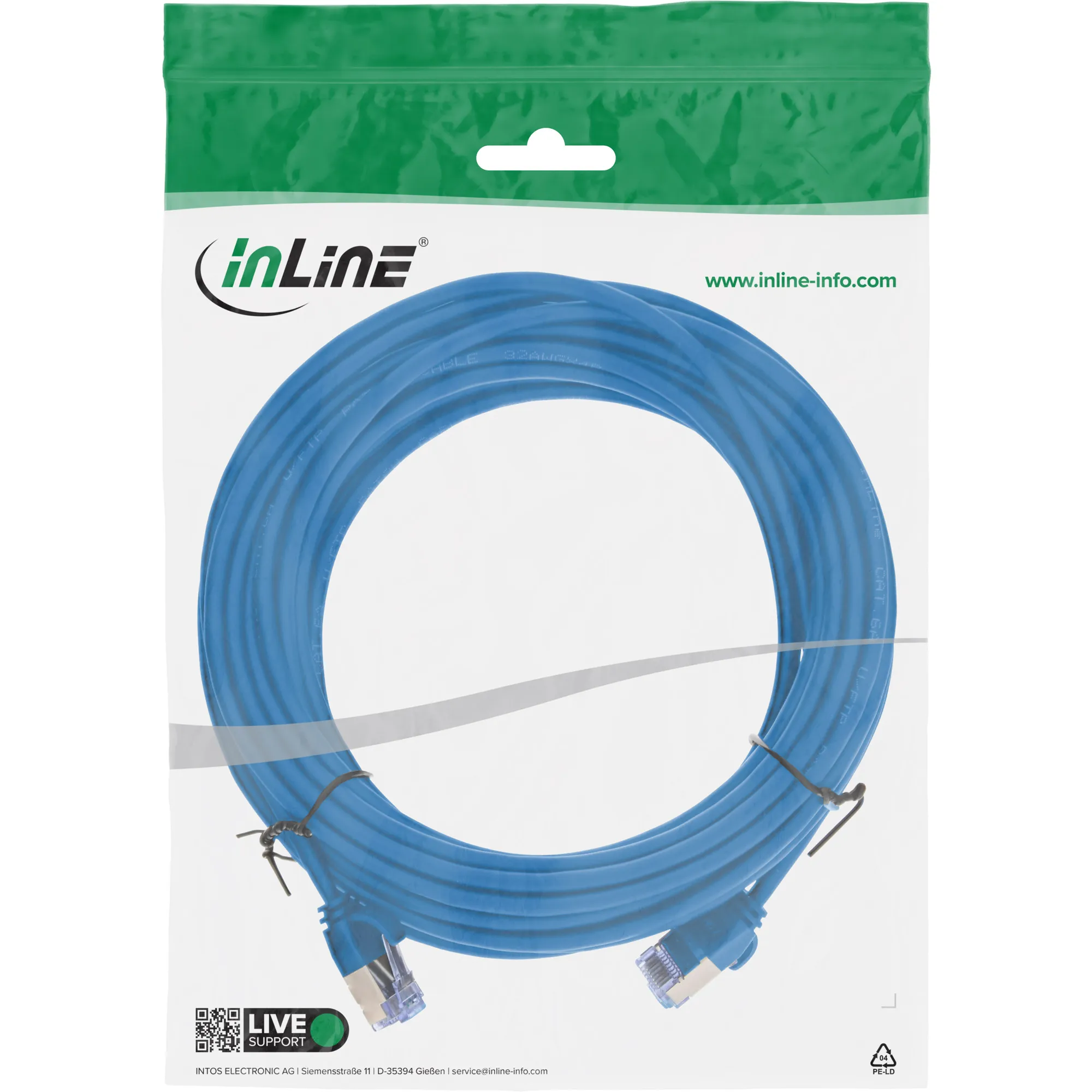 InLine 71907B Ağ / Ethernet Kablosu Thumbnail 3