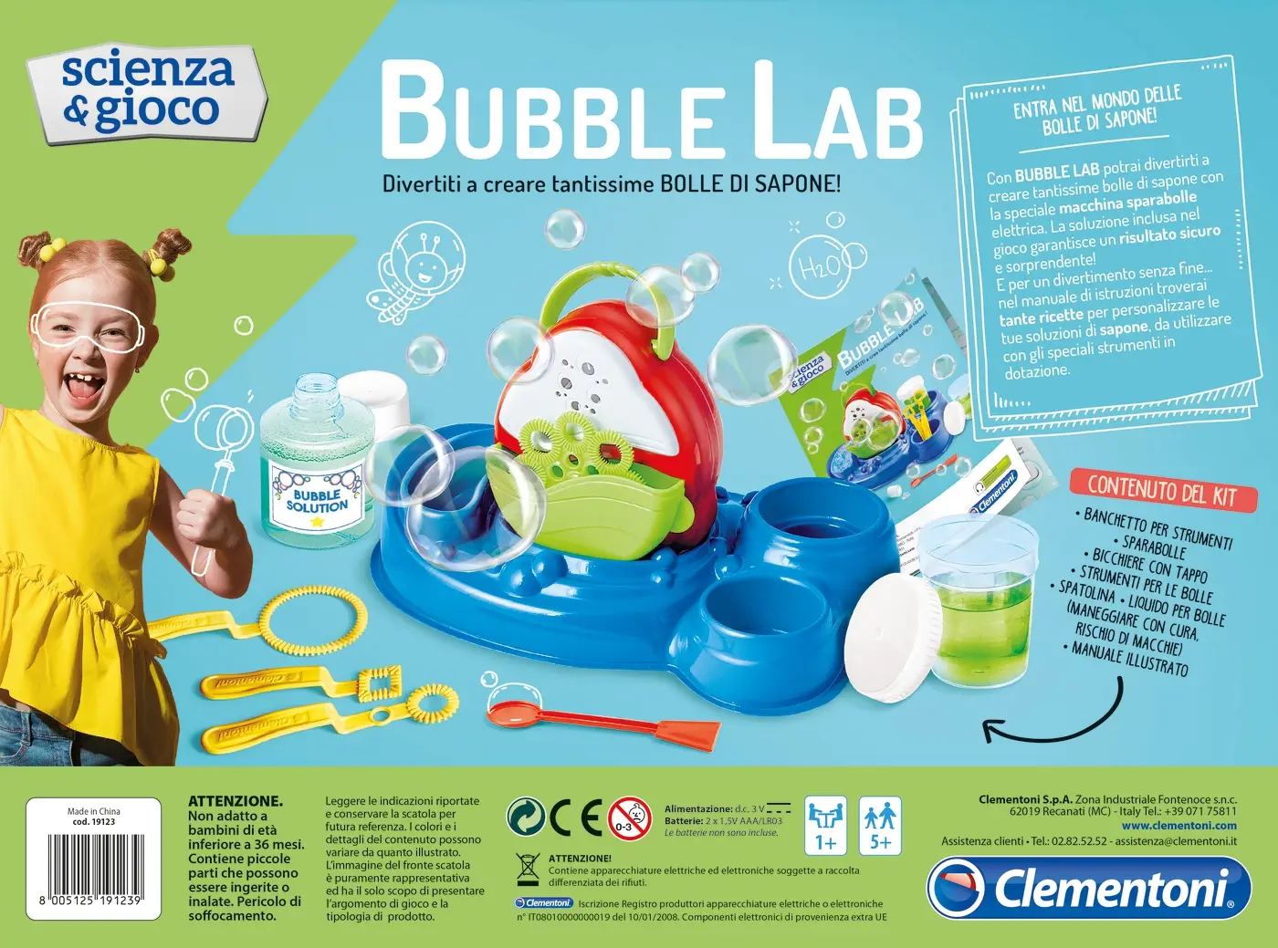 Clementoni Bubble Lab 19123 Thumbnail 2