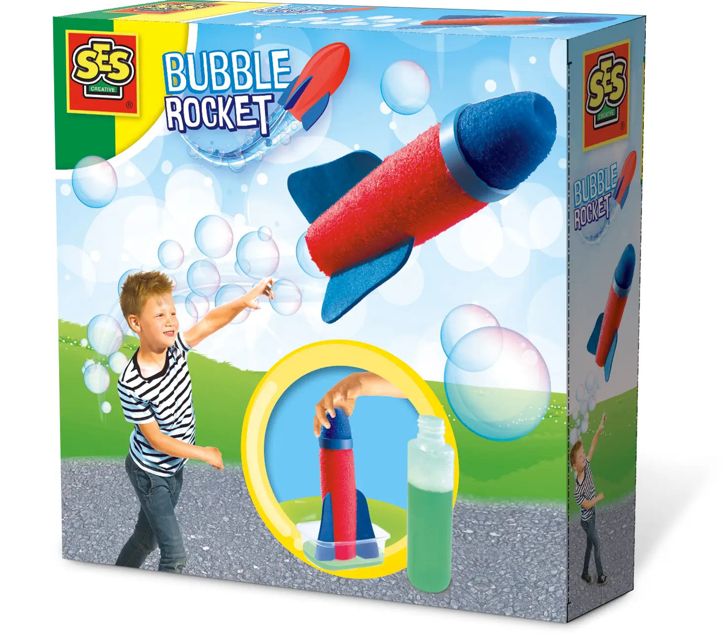 SES Creative Bubble rocket - trail of bubbles 02254 Ağız Motor Fonksiyon Oyuncakları