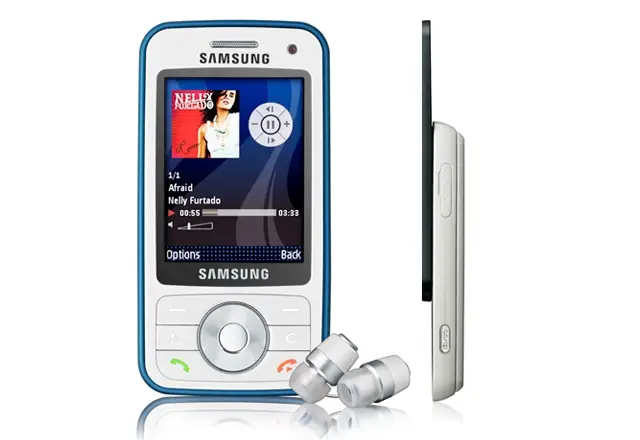 Samsung i450 Dark Blue SGH-I450ABA Mavi Akıllı Telefon Thumbnail 9
