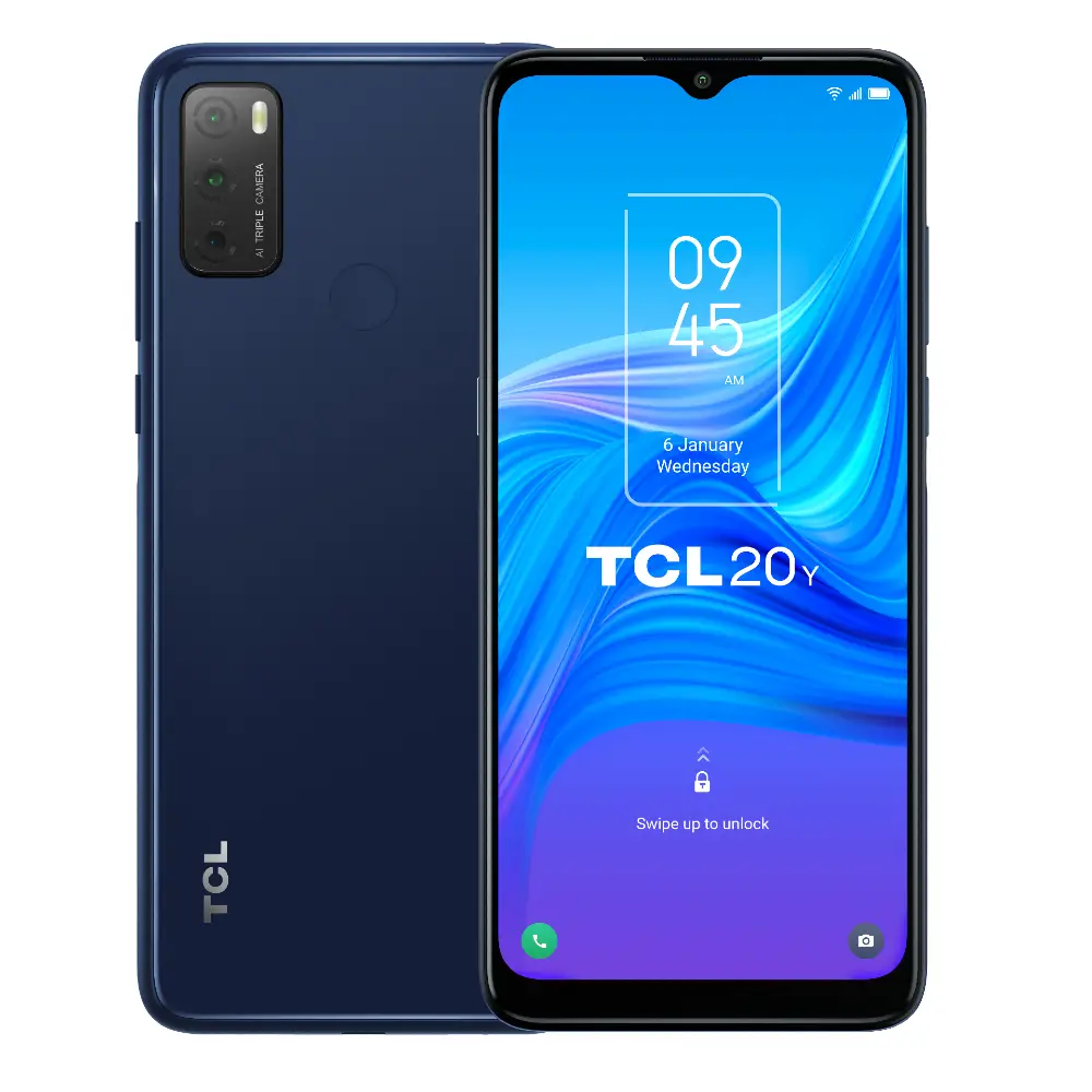 TCL 20y 4 GB TCL20YBLUE 128 GB 4 GB RAM Mavi Akıllı Telefon