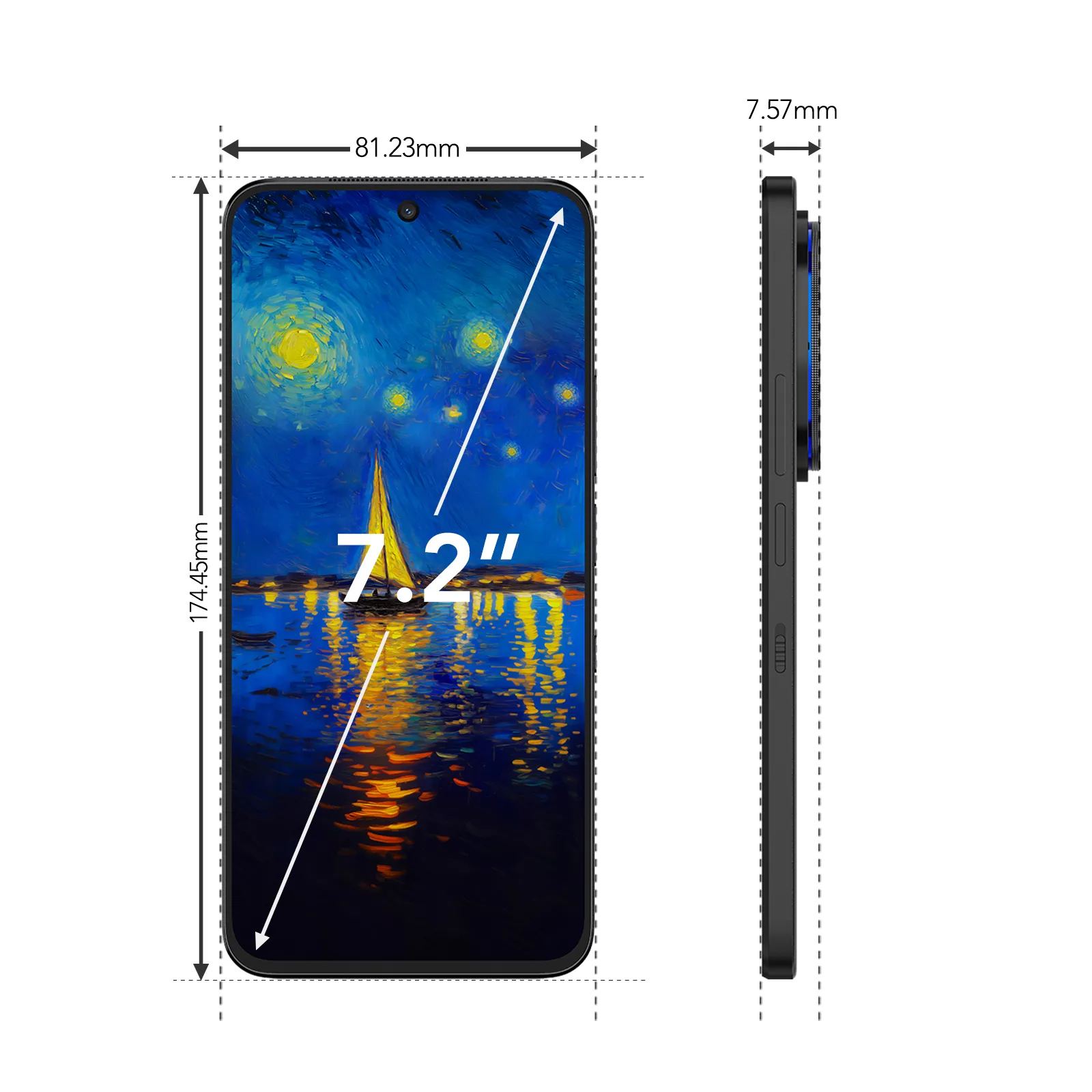 TCL NXTPAPER 60 Ultra T951K-2ALCA112 256 GB 12 GB RAM 5G Siyah Akıllı Telefon Thumbnail 2