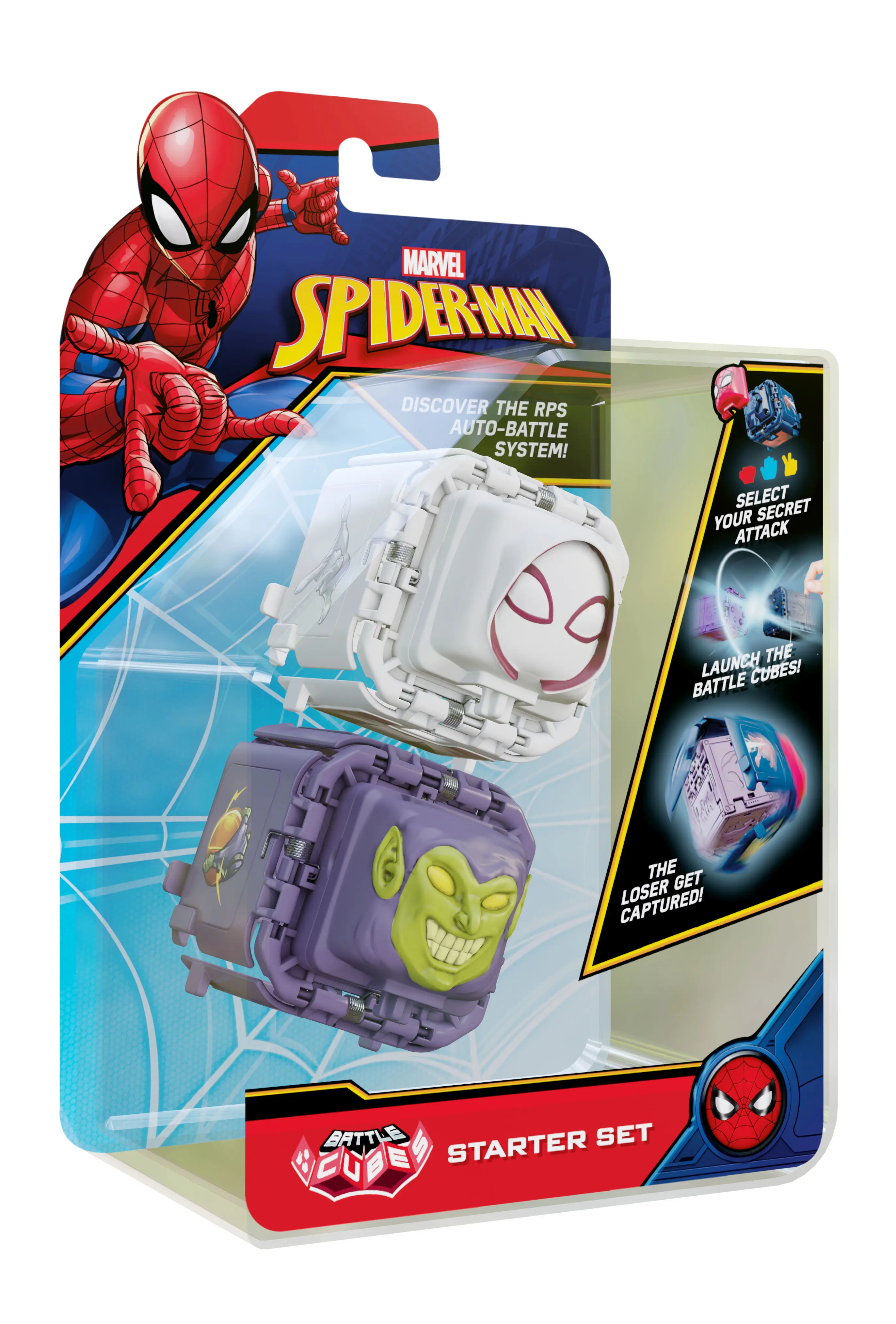 BOTI Marvel Spiderman Battle Cube Spider-Gwen vs Green Goblin 2 Pack 37200 Aktif ve Beceri Oyuncakları