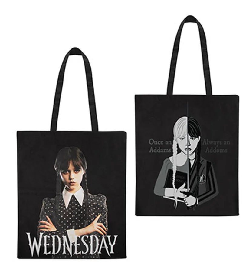 Konix TOTE BAG WEDNESDAY ADDAMS 76209000002 Alışveriş Torbaları