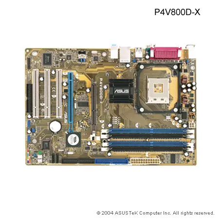 ASUS Desktop Board P4v800d-x 14107 478 4x RAM ATX Anakart
