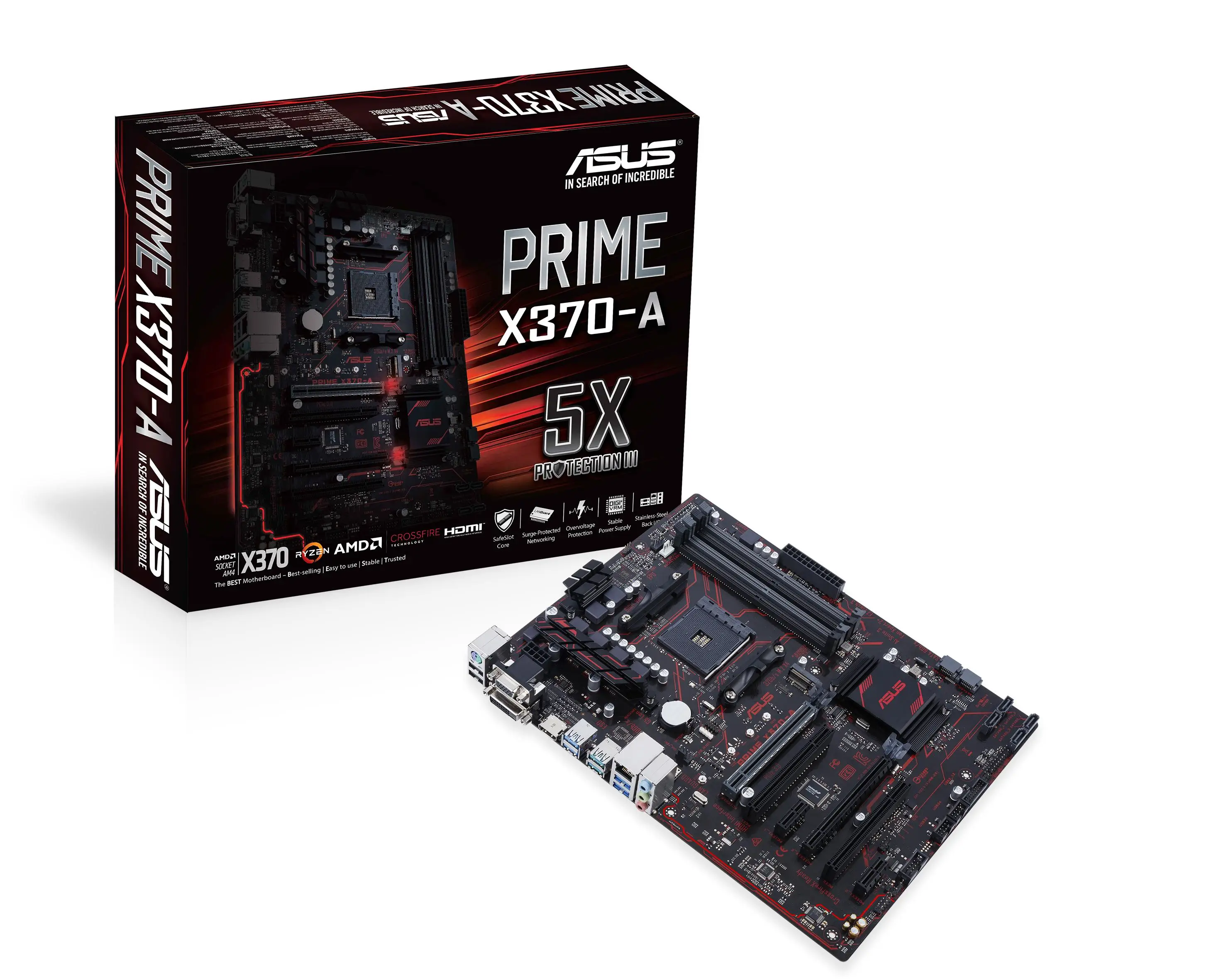 ASUS PRIME X370-A 90MB0UN0-M0EAY0 AM4 4x DDR4 1x M.2 ATX Anakart