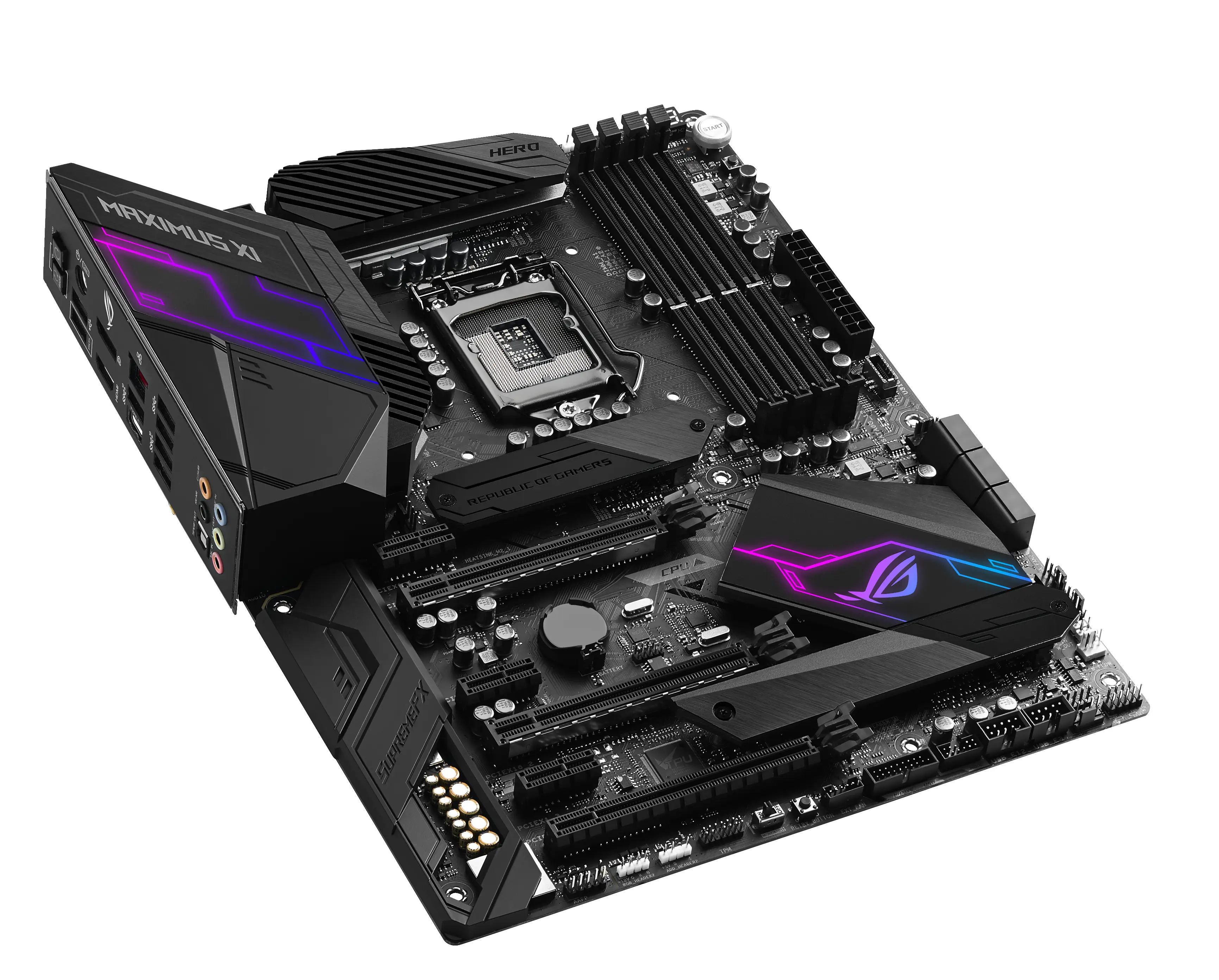 ASUS ROG MAXIMUS XI HERO 90MB0XS0-M0EAY0 LGA1151 4x DDR4 2x M.2 ATX Anakart Thumbnail 7