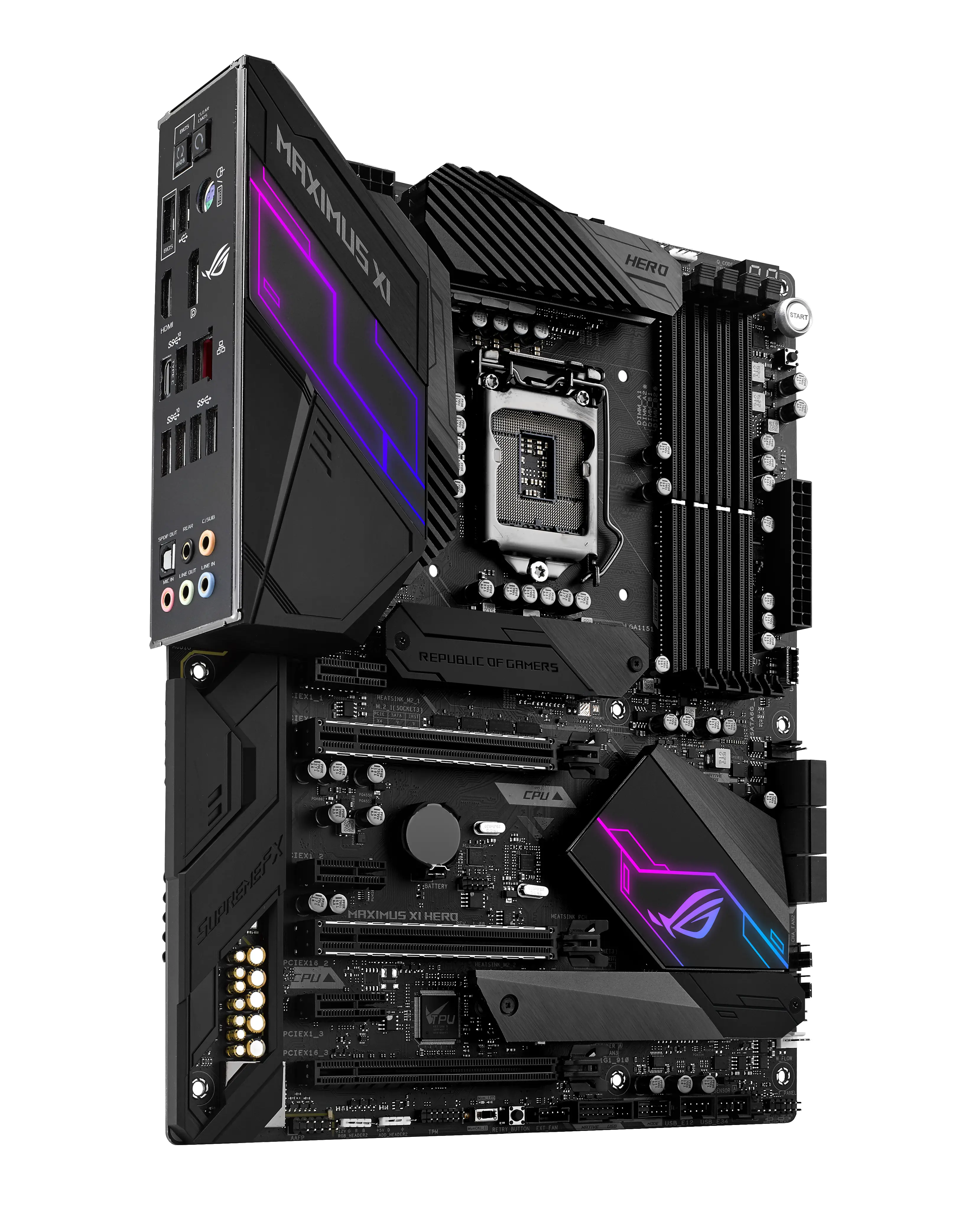 ASUS ROG MAXIMUS XI HERO 90MB0XS0-M0EAY0 LGA1151 4x DDR4 2x M.2 ATX Anakart