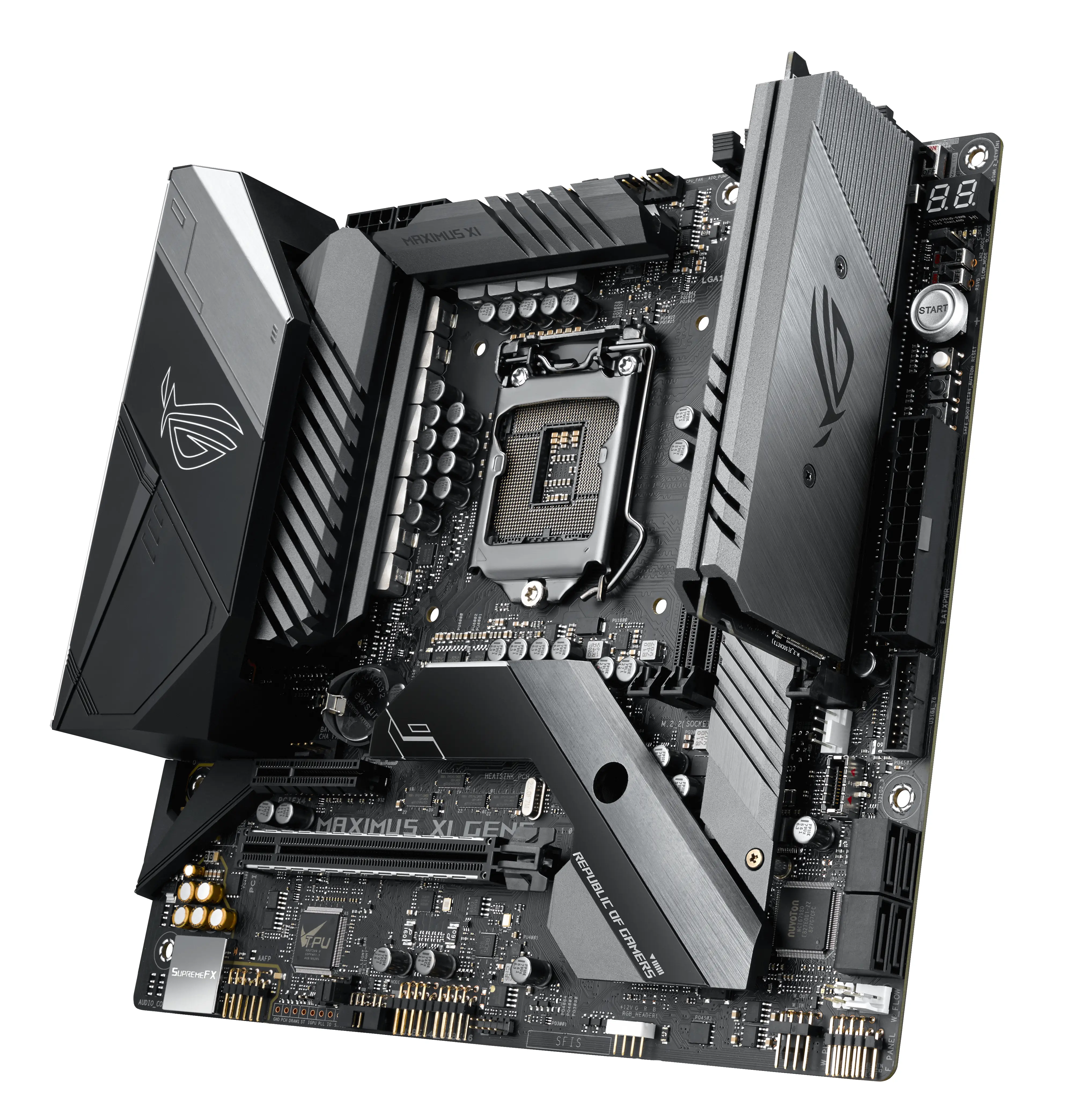 ASUS ROG MAXIMUS XI GENE 90MB10E0-M0EAY0 LGA1151 2x DDR4 2x M.2 Micro-ATX Anakart Thumbnail 5