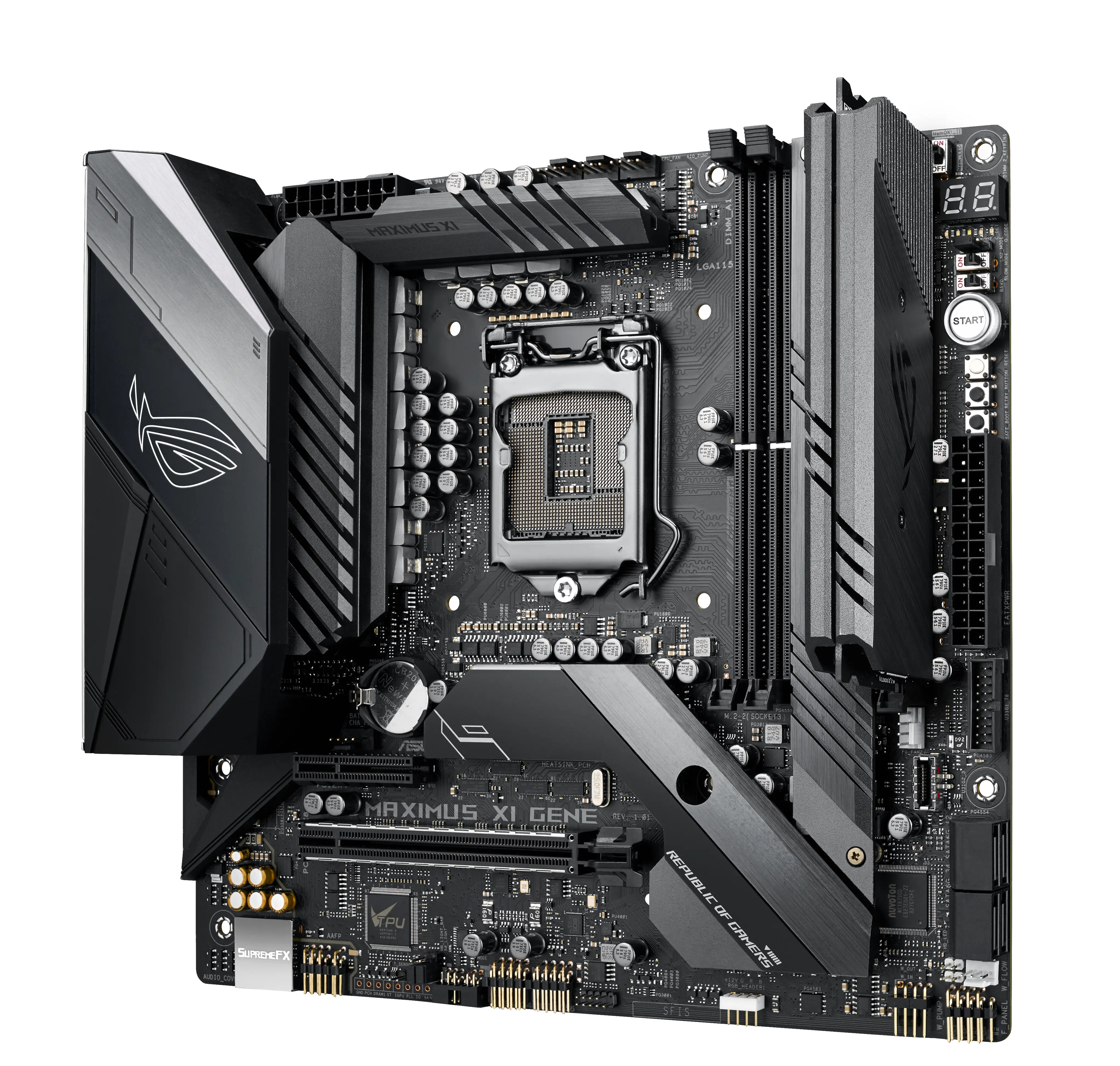 ASUS ROG MAXIMUS XI GENE 90MB10E0-M0EAY0 LGA1151 2x DDR4 2x M.2 Micro-ATX Anakart Thumbnail 7