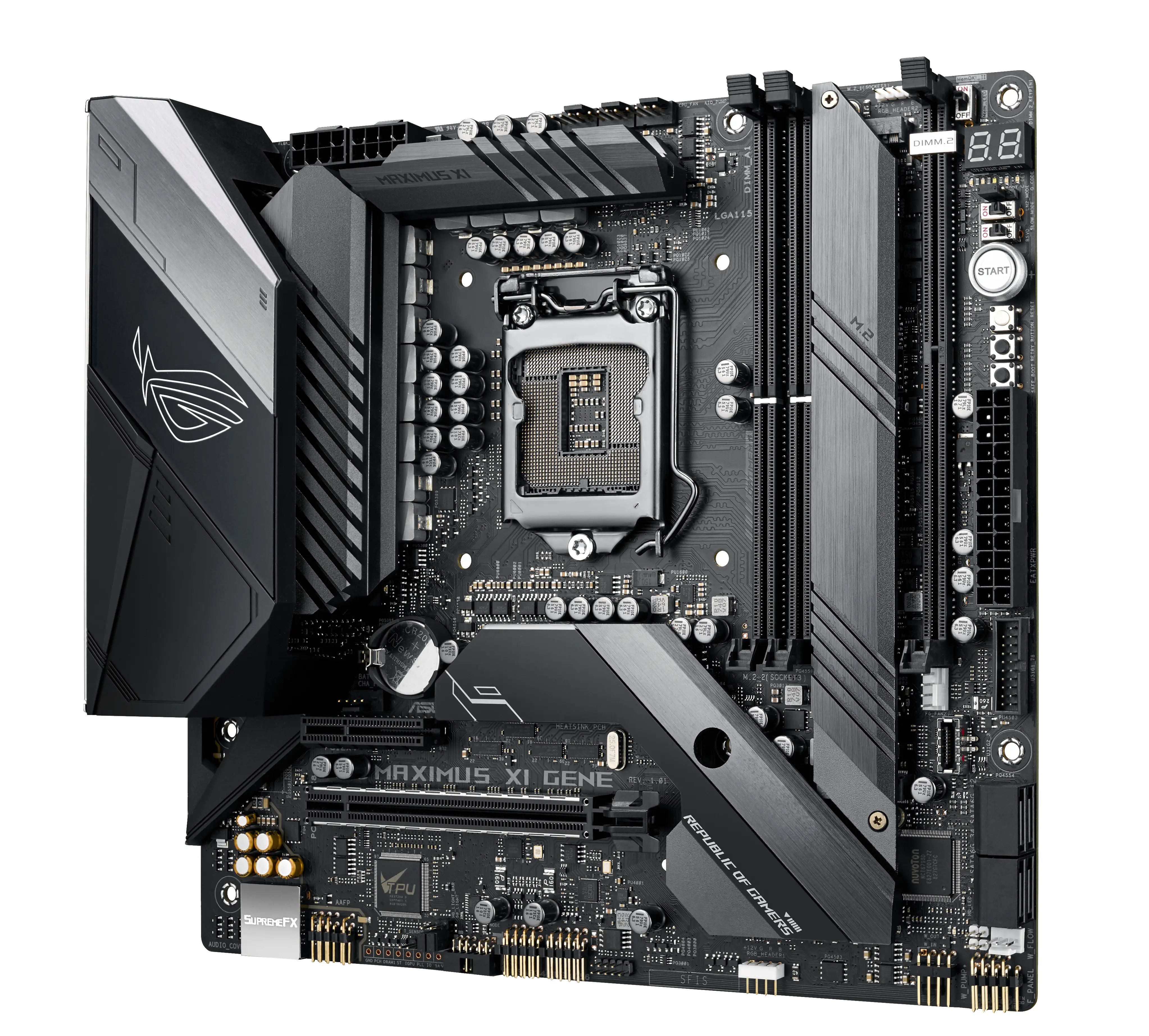 ASUS ROG MAXIMUS XI GENE 90MB10E0-M0EAY0 LGA1151 2x DDR4 2x M.2 Micro-ATX Anakart Thumbnail 9