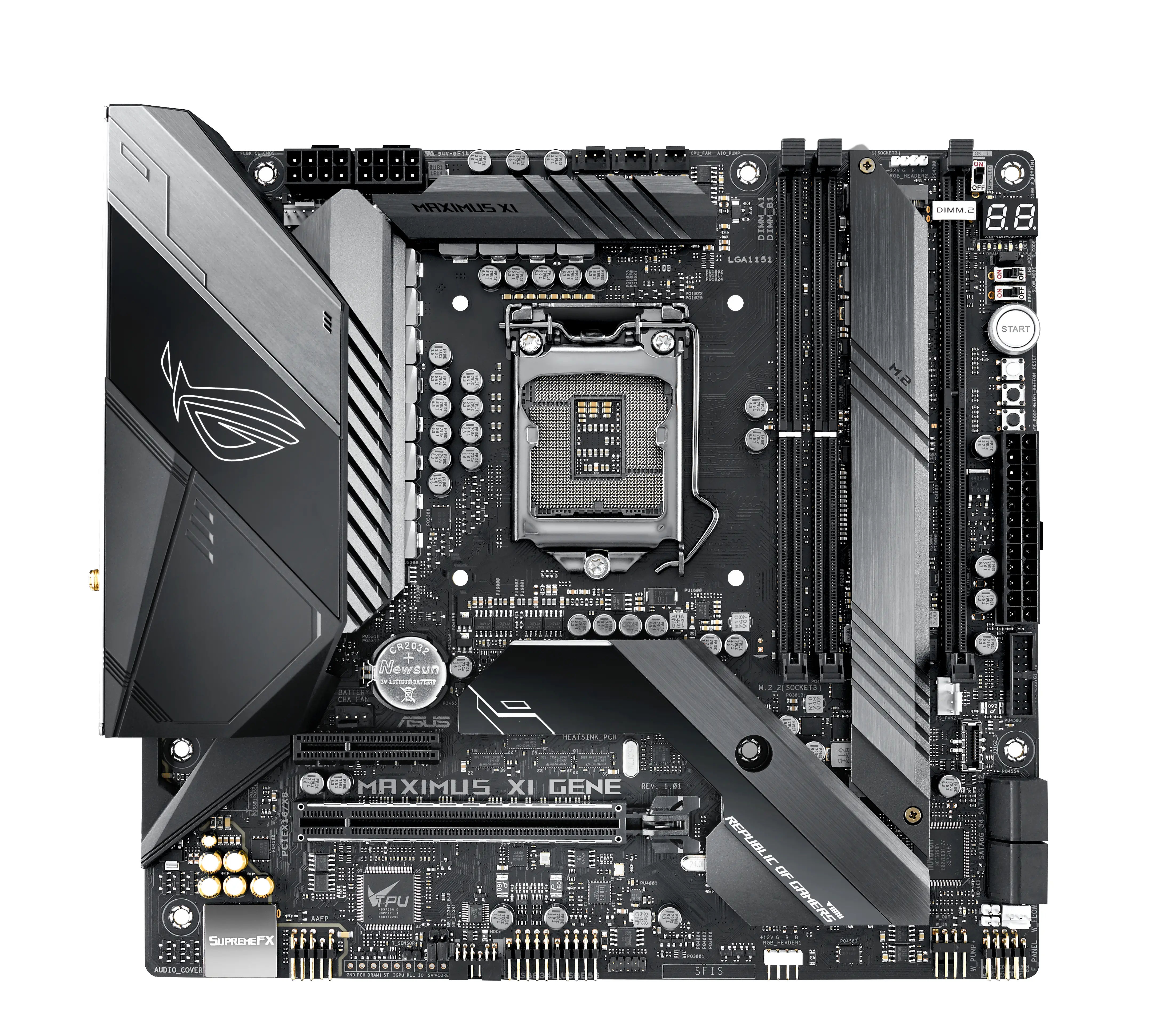 ASUS ROG MAXIMUS XI GENE 90MB10E0-M0EAY0 LGA1151 2x DDR4 2x M.2 Micro-ATX Anakart Thumbnail 13