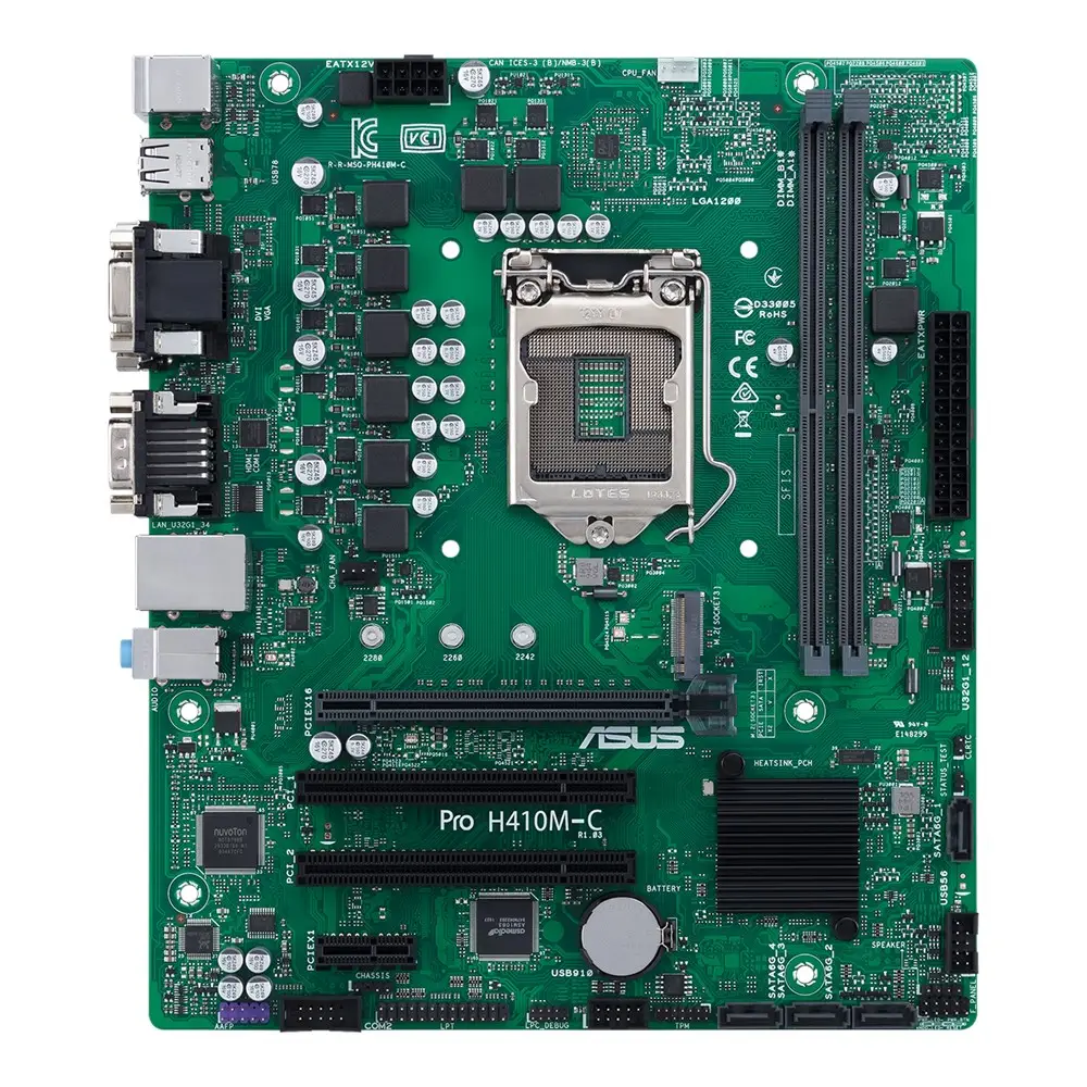 ASUS PRO H410M-C/CSM 90MB1480-M0EAYC LGA1200 2x DDR4 1x M.2 Micro-ATX Anakart