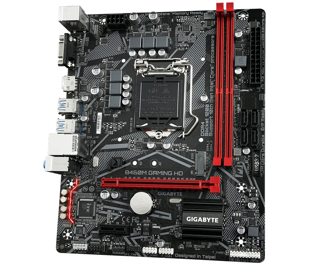 GIGABYTE B460M GAMING HD LGA1200 2x DDR4 1x M.2 Micro-ATX Anakart Thumbnail 9