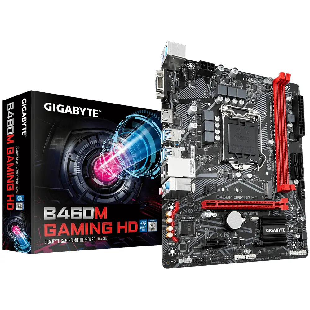GIGABYTE B460M GAMING HD LGA1200 2x DDR4 1x M.2 Micro-ATX Anakart