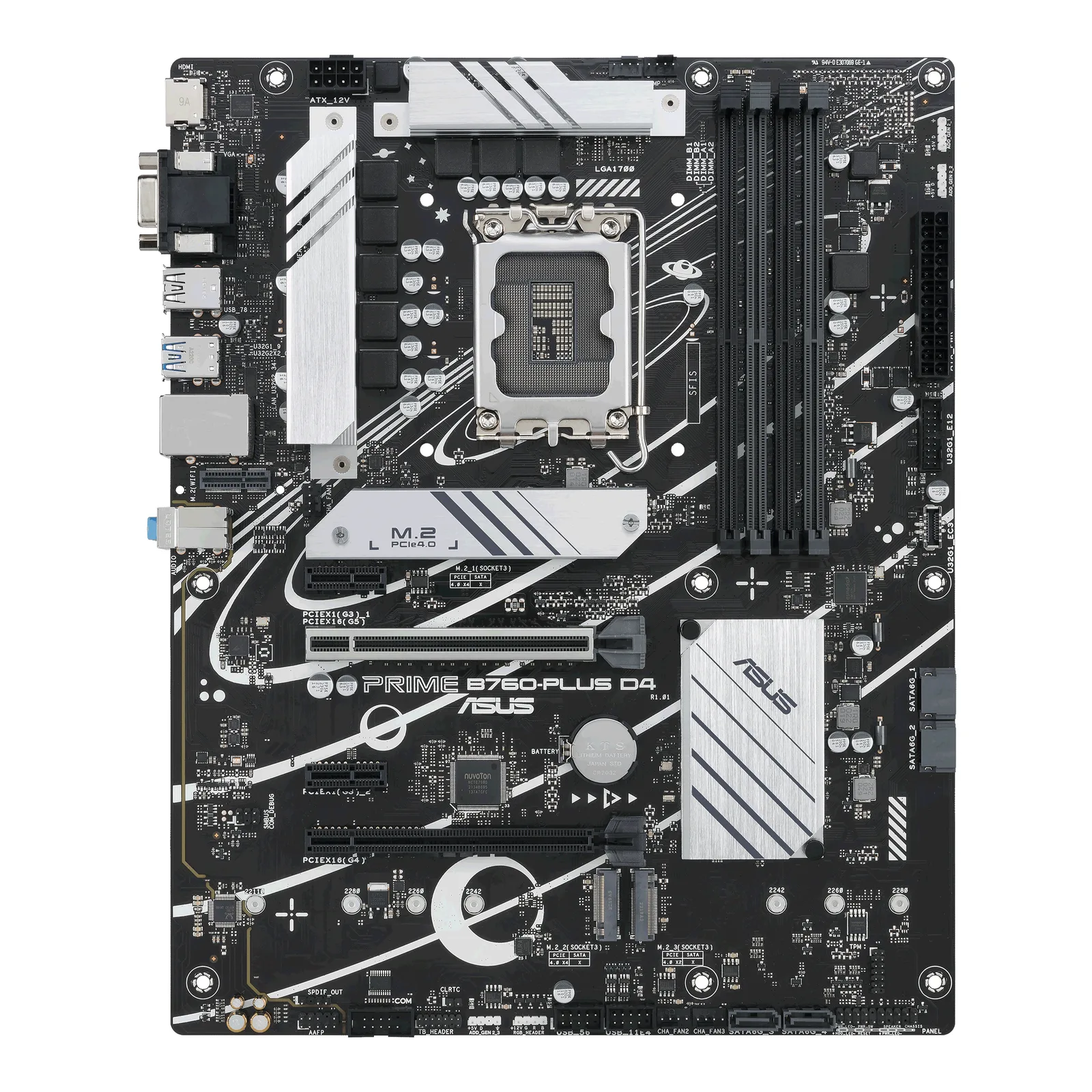 ASUS PRIME B760-PLUS D4 90MB1CW0-M0EAY0 LGA1700 4x DDR4 3x M.2 ATX Anakart