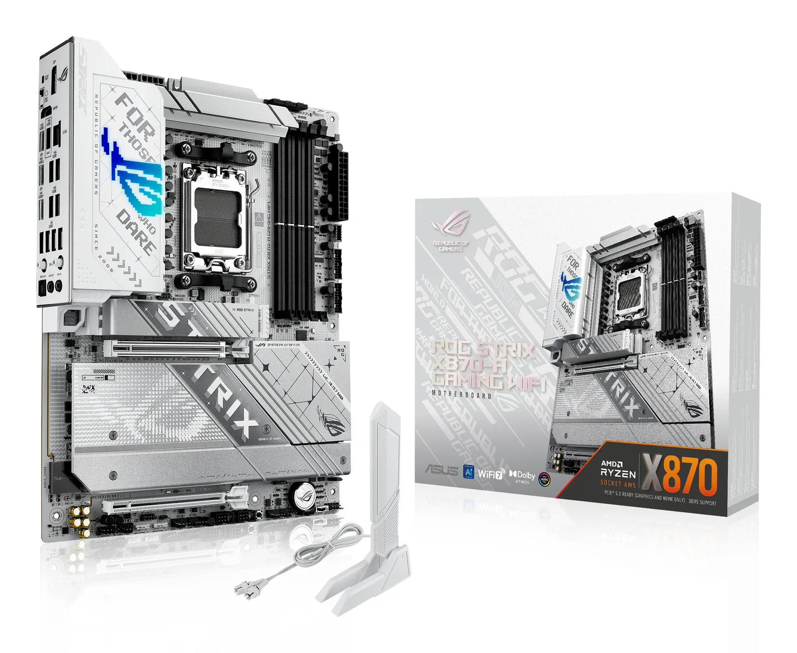 ASUS ROG STRIX X870-A GAMING WIFI 90MB1IF0-M0EAY0 AM5 4x DDR5 4x M.2 ATX Anakart
