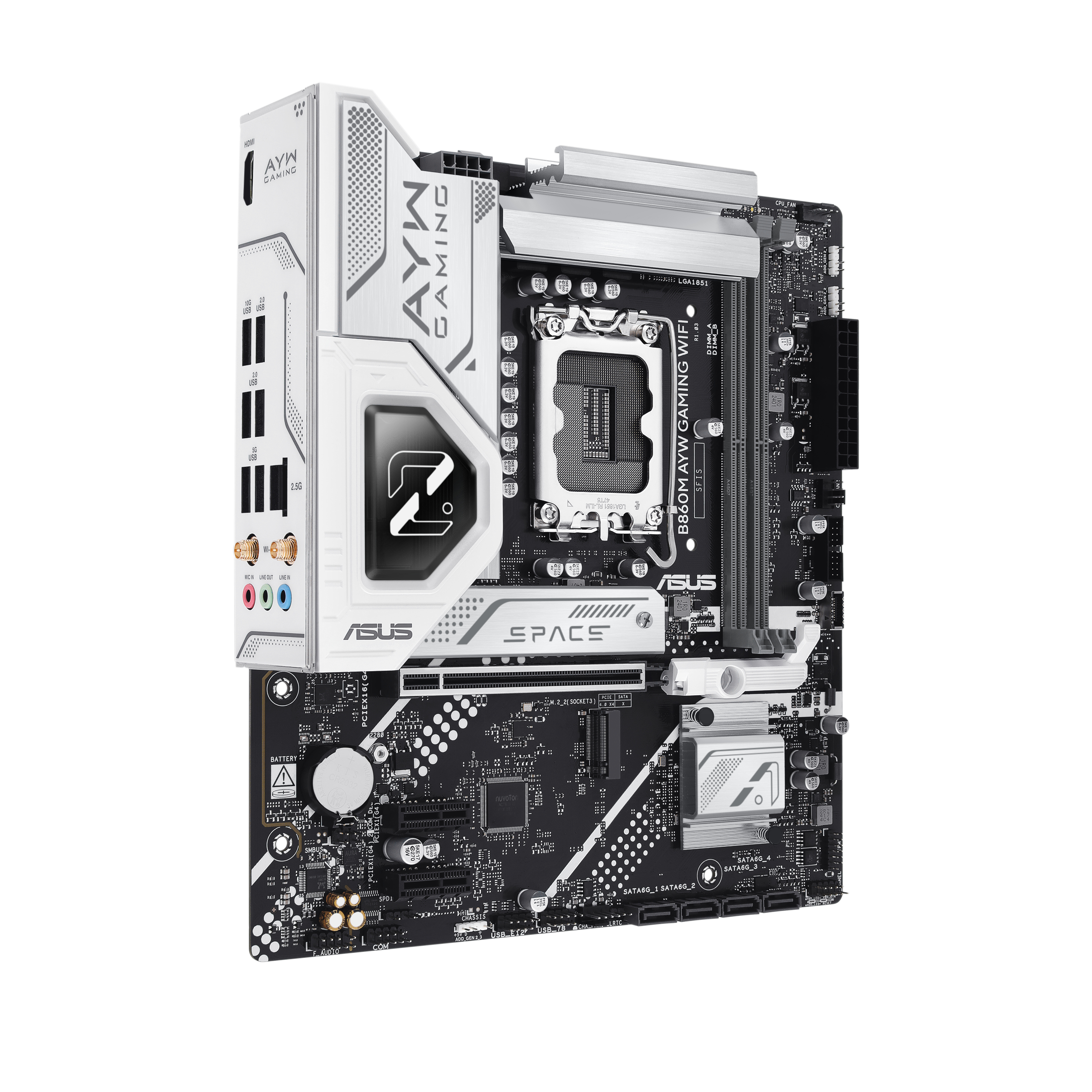 ASUS B860M AYW GAMING WIFI 90MB1JS0-M0UAY0 Thumbnail 1