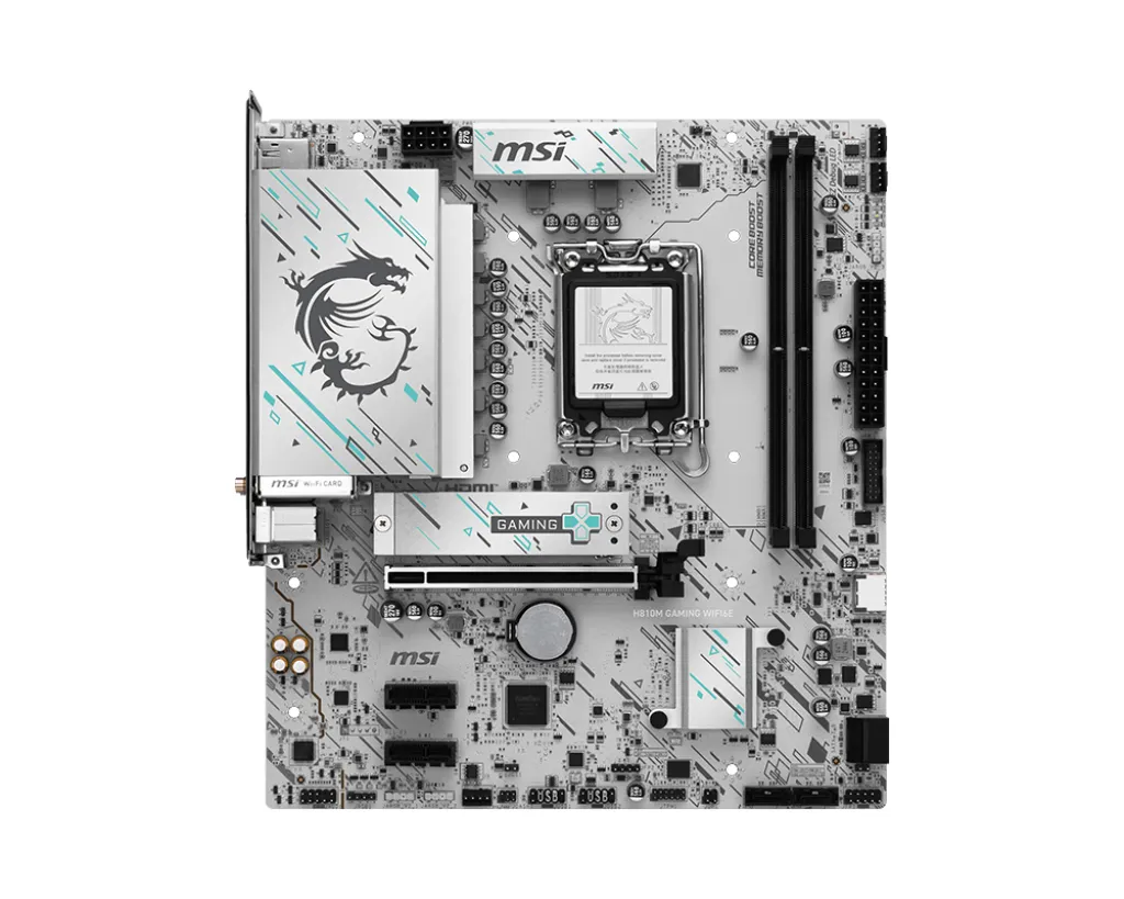 H810M GAMING WIFI6E LGA1851 2x DDR5 1x M.2 Micro-ATX Anakart