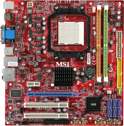 MSI KA780GM2 AM2 2x RAM Micro-ATX Anakart