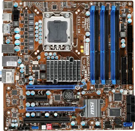 MSI X58M B 6x RAM Micro-ATX Anakart