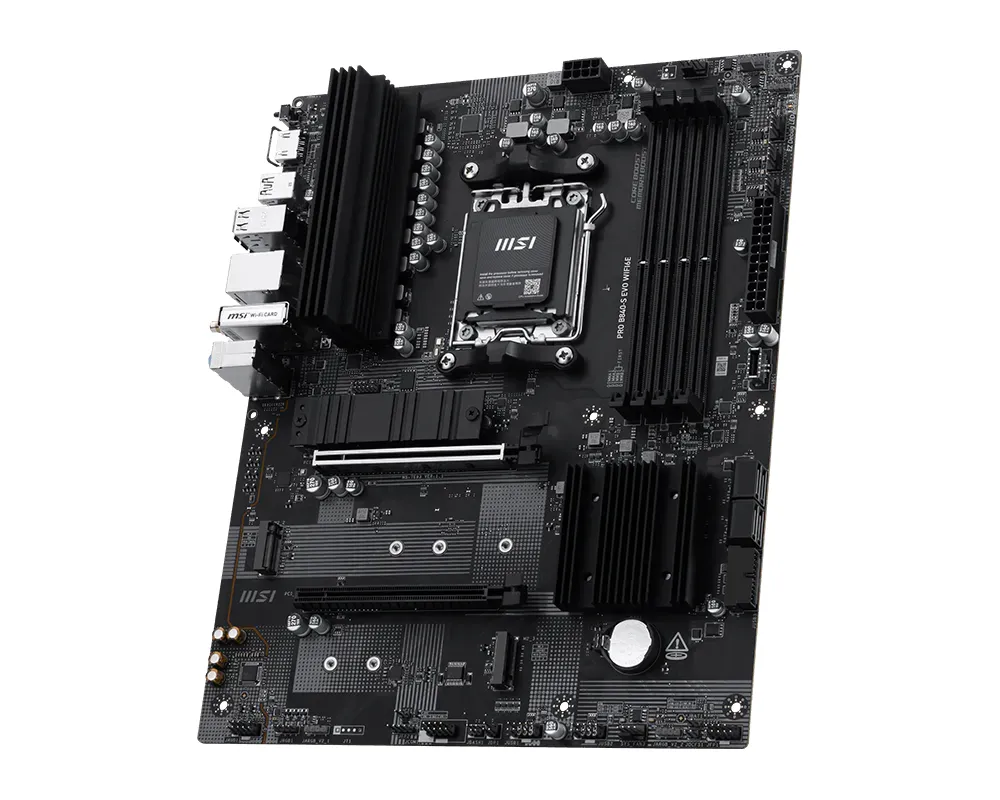 Pro B840-S EVO WIFI6E AM5 4x DDR5 2x M.2 ATX Anakart Thumbnail 2