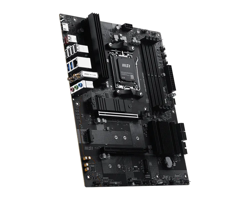 Pro B840-S EVO WIFI6E AM5 4x DDR5 2x M.2 ATX Anakart Thumbnail 3
