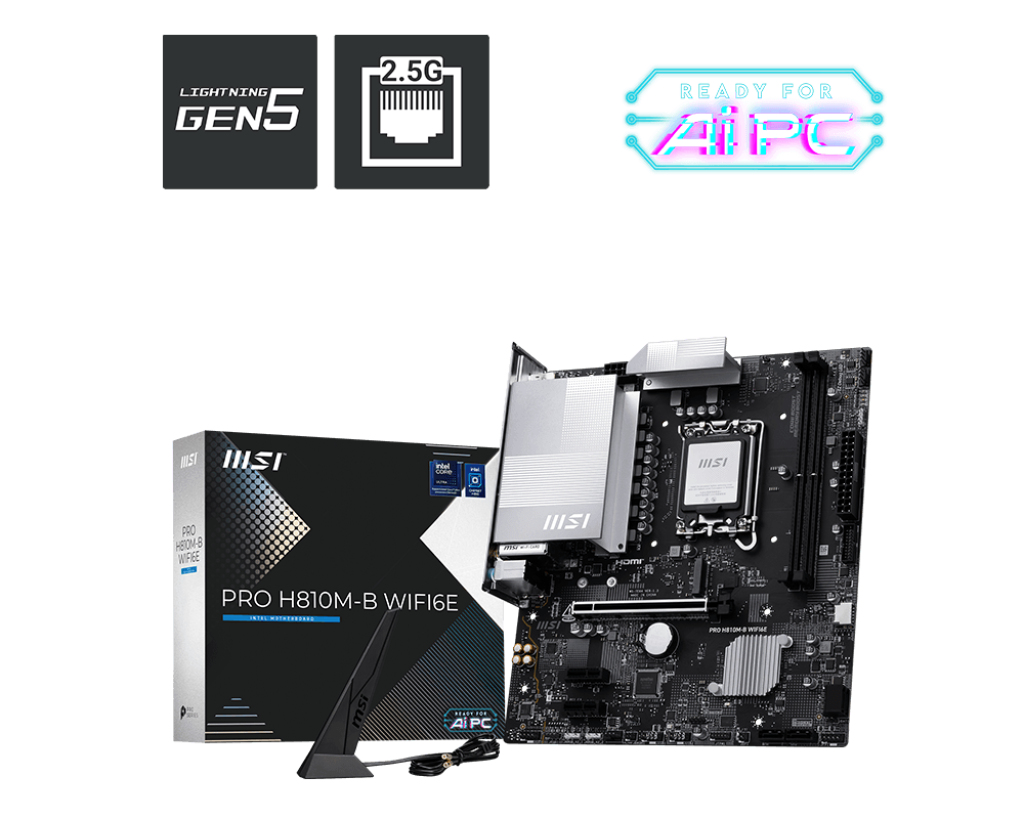 MSI PRO H810M-B WIFI6E Anakart