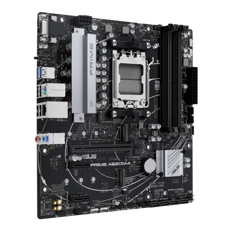 ASUS PRIME A620M-A AM5 4x DDR5 2x M.2 Micro-ATX Anakart Thumbnail 1